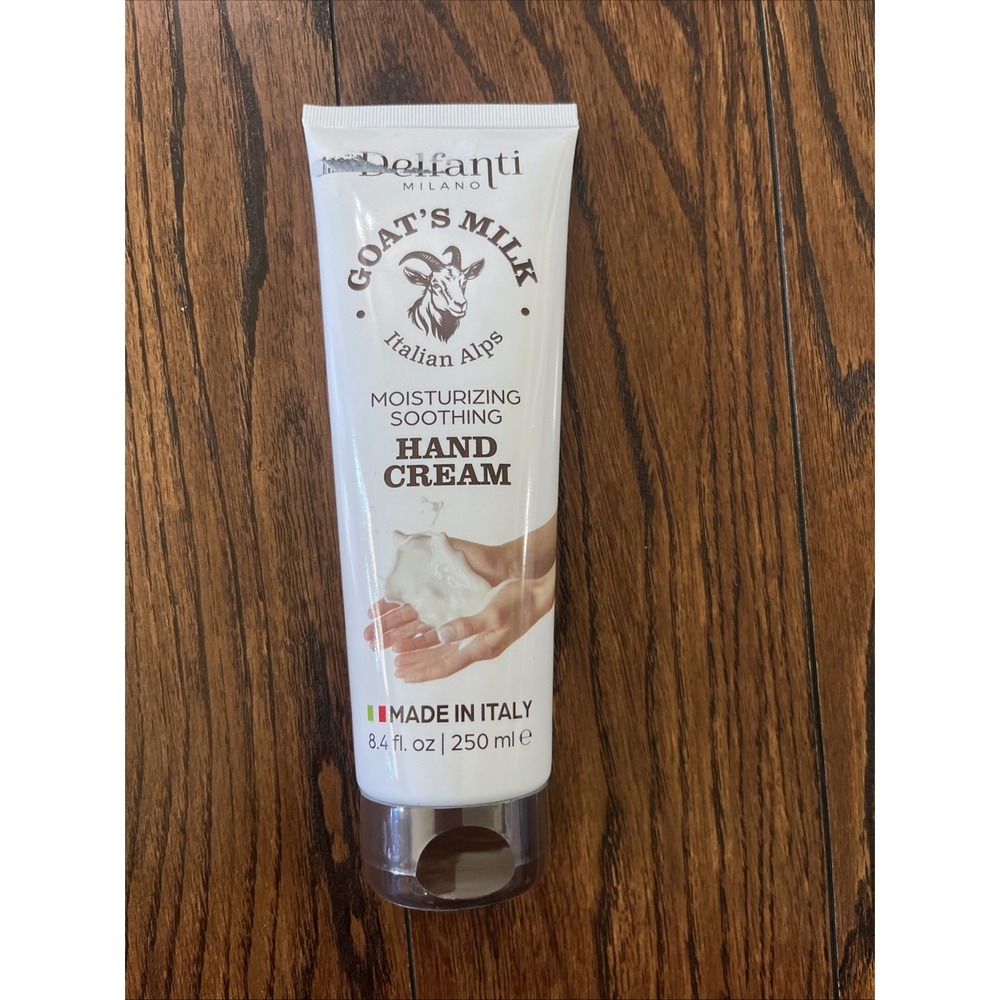 Delfanti Milano Goat's Milk Italian Alps Moisturizing Hand Cream 8.4 Oz